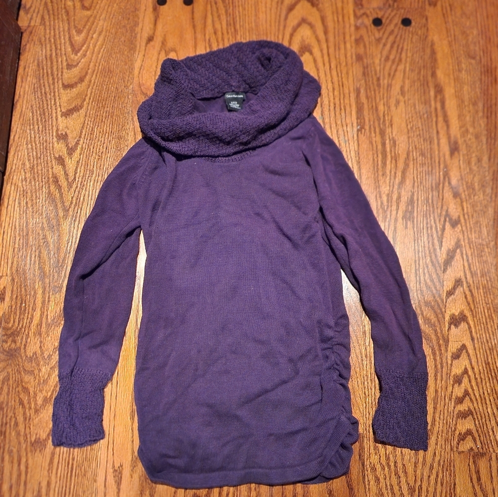 Ck cowl sweater